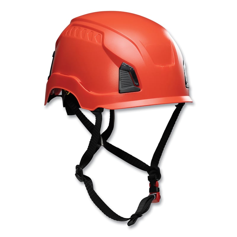 Dynamic Rocky Industrial Climbing Helmet - ANSI Type II, Class E Electrical, Wheel Ratchet, Orange - View #3