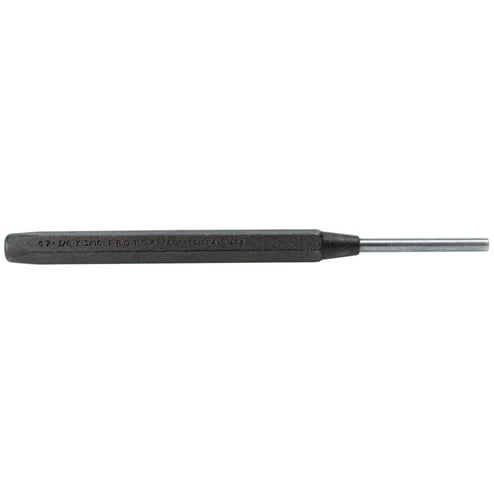 Drive Pin Punches 4 3/8 in 3/64 in tip Tool Steel | Circle Tool Supply