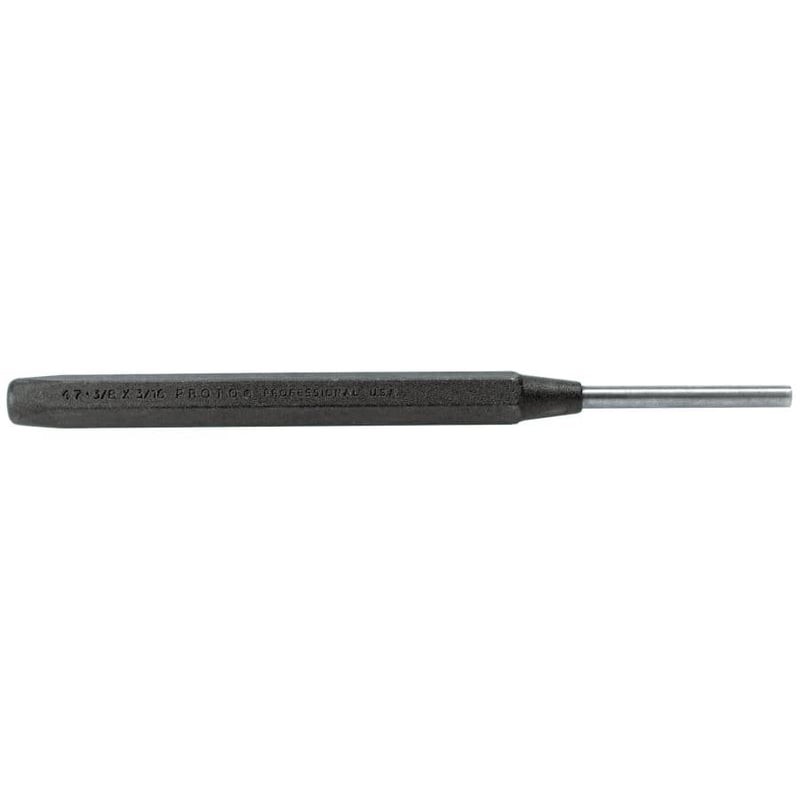 Drive Pin Punches 4 3/8 in 3/64 in tip Tool Steel | Circle Tool Supply